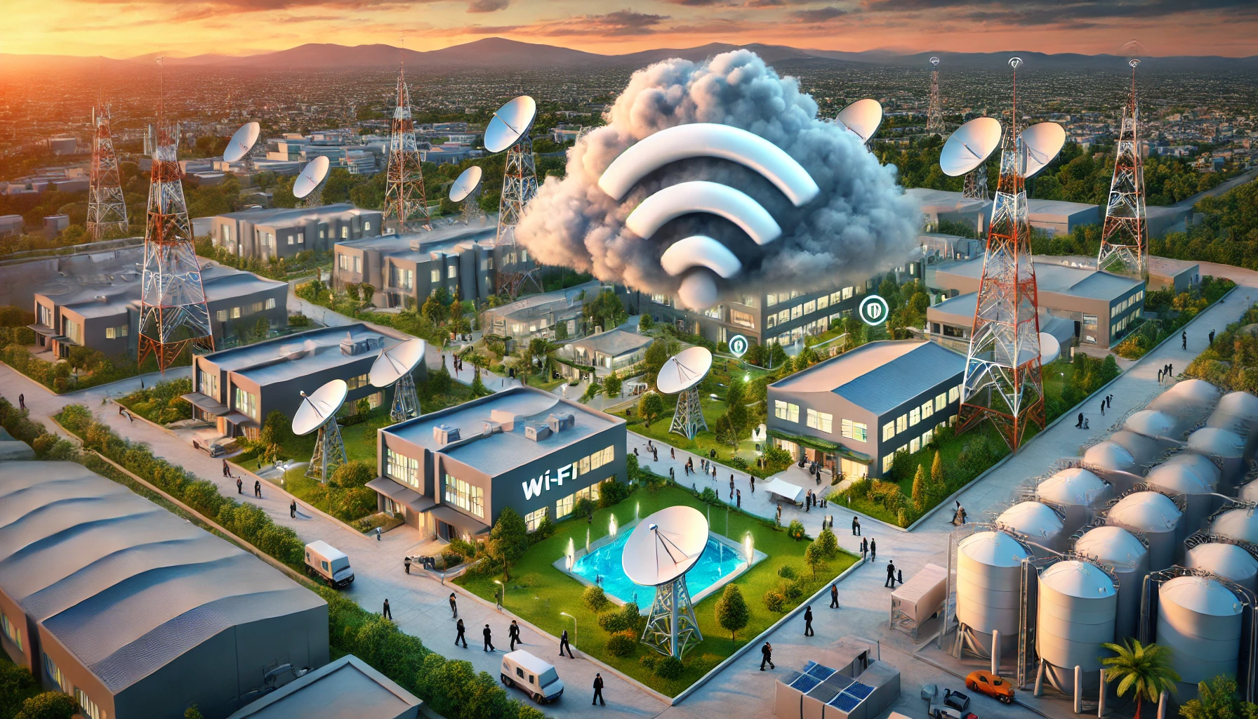 Internet Satelital Querétaro: JabaSat Conectividad Industrial SD WAN